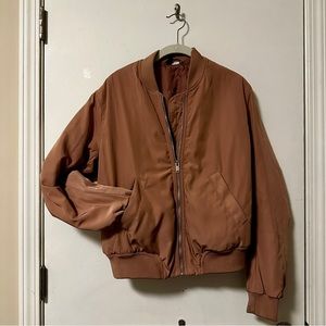 Dusty Pink Bomber Jacket Sz S